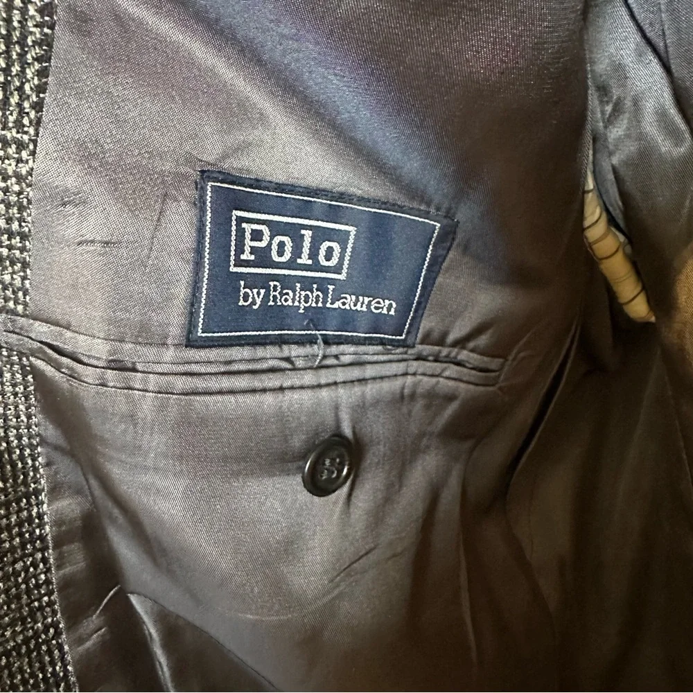 Polo Ralph Lauren Men’s Glen Plaid Check Suit Coat